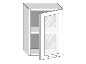 1.50.3 Шкаф настенный (h=720) на 500мм с 1-ой стекл. дверцей в Аше - asha.магазин96.com | фото