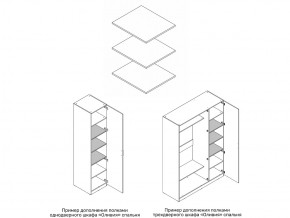 Комплект полок шкафа 1 дверного или 3 дверного в Аше - asha.магазин96.com | фото
