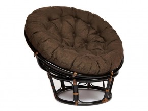 Кресло Papasan 23/01 W с подушкой Antique brown, ткань Коричневый в Аше - asha.магазин96.com | фото