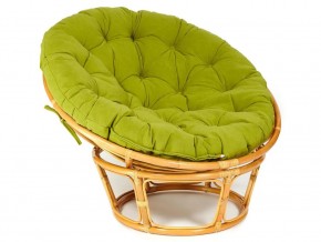 Кресло Papasan 23/01 W с подушкой Honey, флок Олива в Аше - asha.магазин96.com | фото