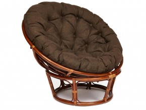 Кресло Papasan 23/01 W с подушкой Pecan, ткань Коричневый в Аше - asha.магазин96.com | фото