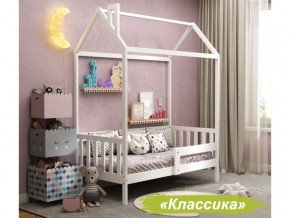 Кровать Домик Аист-1 Классика белый 1800х900 в Аше - asha.магазин96.com | фото