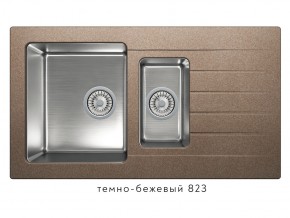 Мойка комбинированная Tolero twist TTS-890 Темно-бежевый 823 в Аше - asha.магазин96.com | фото