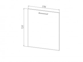 П 60 Комплект для посудомоечной машины 600 мм (цоколь + фасад) ЛДСП в Аше - asha.магазин96.com | фото