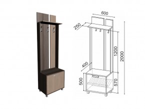 Вешалка 600 Вест Модуль 1 в Аше - asha.магазин96.com | фото